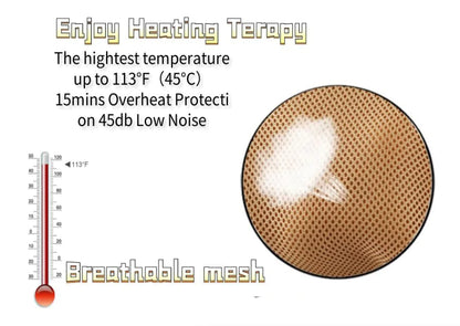 Back Neck and Shoulder Massager with Heat Deep Tissue 3D Kneading Pillow